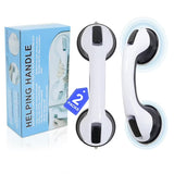 Vessgra 2-Pack Shower Grab Bars for Seniors, 250 LB Heavy Duty Suction Cup Handles, Non-Slip Bathroom Safety Handrail for Elderly, Handicap, Shower, Bathtub