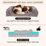Upgraded Dog Bunk Bed, Portable Bedside Lounge Pet Bed, Dog Beds Attachment to Human Bed, Bedside Dogs Bed for Small, Medium Cats & Dogs, Pet Window Perch