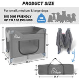 Beside Dog Bed,Adjustable Height Dog Bunk Beds,27.5''x 18''Metal Dogs Bed Frame with Washable Removable Corduroy Cover,Memory Foam Pet Bed with Sides