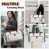 Garment Bags for Travel, Convertible Garment Duffle Bags for Women, Carry On Garment Bag with Shoes Compartment,2 in 1 Travel Suit Duffel Bag with Detachable Shoulder Strap