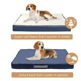 Dog Bed, Orthopedic Bed Mattress Edition Dog Bed with Removable Washable Cover for Dogs Up to 35lbs