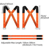 vessgra Padded Moving Straps, 1-Person & 2-Person Lifting System, Adjustable Heavy Duty Straps for Furniture, Appliances, Up to 800 lbs, Back Pain Relief