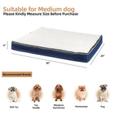 Dog Bed, Orthopedic Bed Mattress Edition Dog Bed with Removable Washable Cover for Dogs Up to 35lbs