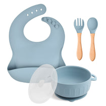 Children's Silicone Complementary Food Kit，Baby Food Feeding Starter Kit，Silicone Baby Feeding Kit，Toddler Self-Feeding Essentials，BPA-Free Baby Feeding Utensil Set