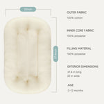 Infant Lounger，Cozy Baby Nest，Portable Baby Lounger，Comfortable Infant Sleeper，Multi-Functional Baby Bed