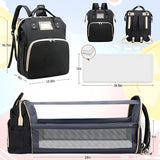 Diaper Bag Essentials，Stylish Baby Diaper Tote，Multi-Compartment Diaper Backpack，Travel-Ready Changing Bag，Durable Diaper Organizer