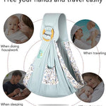 Ring Sling Baby Carrier，Adjustable Infant Ring Sling，Comfortable Babywearing Sling，Versatile Ring Sling Wrap，Stylish and Practical Baby Sling