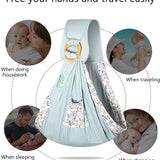 Ring Sling Baby Carrier，Adjustable Infant Ring Sling，Comfortable Babywearing Sling，Versatile Ring Sling Wrap，Stylish and Practical Baby Sling