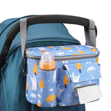 Stroller Storage Bag，Convenient Stroller Organizer，On-the-Go Stroller Tote，Multi-Compartment Stroller Bag，Stroller Accessories Organizer