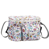 Stroller Storage Bag，Convenient Stroller Organizer，On-the-Go Stroller Tote，Multi-Compartment Stroller Bag，Stroller Accessories Organizer