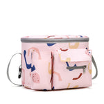 Stroller Storage Bag，Convenient Stroller Organizer，On-the-Go Stroller Tote，Multi-Compartment Stroller Bag，Stroller Accessories Organizer