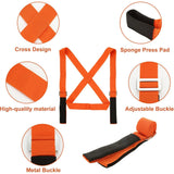 vessgra Padded Moving Straps, 1-Person & 2-Person Lifting System, Adjustable Heavy Duty Straps for Furniture, Appliances, Up to 800 lbs, Back Pain Relief