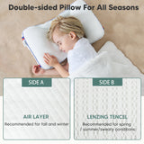 Pillow for Toddlers with Neck Issues，Ergonomic Pillow for Toddler Neck Pain，Toddler Neck Pain Relief Pillow，Hypoallergenic Toddler Neck Pillow，Pediatric Cervical Pillow for Toddlers
